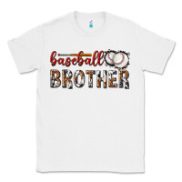 White baseball brother with leopard Classic Tee - texasbilliewilder