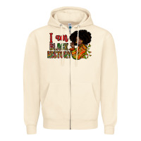 Sandshell i am black history Zipper Hoodie - Zillion Design Studio