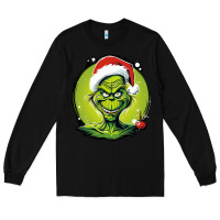 Black Grinch Long Sleeve Tee - Unal Design