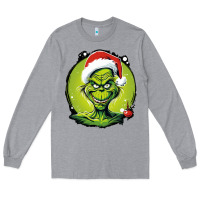 Heather Grey Grinch Long Sleeve Tee - Unal Design