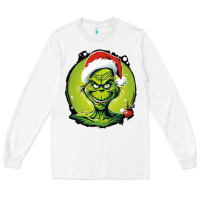 White Grinch Long Sleeve Tee - Unal Design