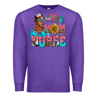 Afro Wife Mom Nurse Premium Sweatshirt | Teevron