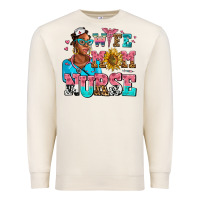 Sandshell afro wife mom nurse Premium Sweatshirt - AdoDesignShop