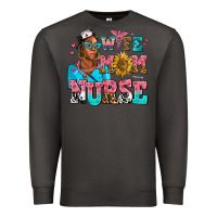 Smoke afro wife mom nurse Premium Sweatshirt - AdoDesignShop
