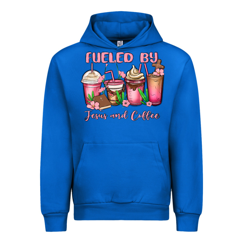 Fueled By Jesus And Coffee Urban Hoodie by MaliasSmallBusiness | Teevron