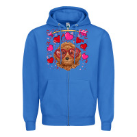True Royal valentine's day toy poodle Zipper Hoodie - RanaPortraitStore
