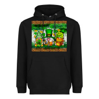Black St. Patrick's Day gnomies tumbler St. Patricks Day Heavyweight Hoodie - Neo Western