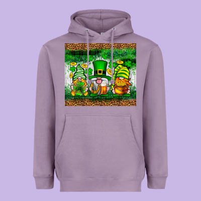 St. Patrick's Day Gnomies Tumbler St. Patricks Day Heavyweight Hoodie Designed By Neo Western
