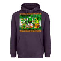 Plum St. Patrick's Day gnomies tumbler St. Patricks Day Heavyweight Hoodie - Neo Western