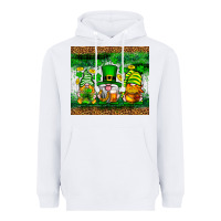 White St. Patrick's Day gnomies tumbler St. Patricks Day Heavyweight Hoodie - Neo Western