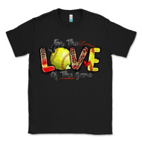 Black for the love of the game softball Classic Tee - Zillion Design Studio