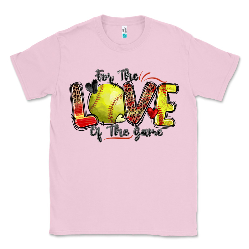 For The Love Of The Game Softball Classic Tee by Zillion Design Studio | Teevron