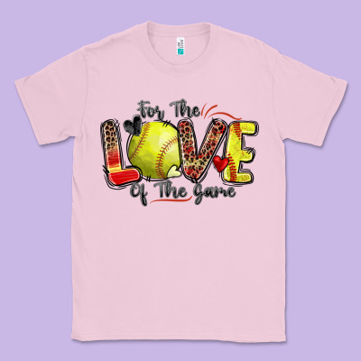 Classic Tee for the love of the game softball