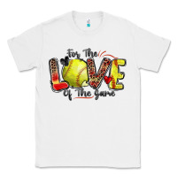 White for the love of the game softball Classic Tee - Zillion Design Studio