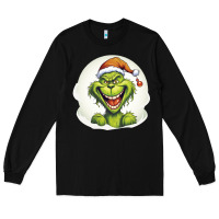 Black Grinch Long Sleeve Tee - Unal Design