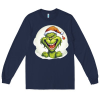 Navy Grinch Long Sleeve Tee - Unal Design