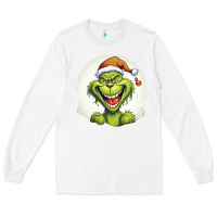 White Grinch Long Sleeve Tee - Unal Design
