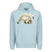 Blue Mist Polar Bear Premium Hoodie - LillyAllenDesigns