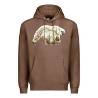 Chestnut Polar Bear Premium Hoodie - LillyAllenDesigns