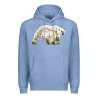 Colony Blue Polar Bear Premium Hoodie - LillyAllenDesigns
