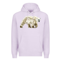 Lilac Polar Bear Premium Hoodie - LillyAllenDesigns