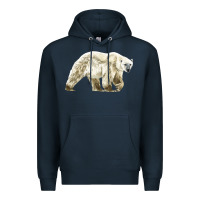 Navy Polar Bear Premium Hoodie - LillyAllenDesigns