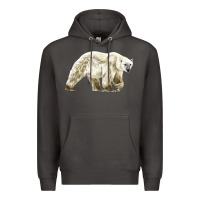 Smoke Polar Bear Premium Hoodie - LillyAllenDesigns