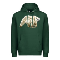 Sports Green Polar Bear Premium Hoodie - LillyAllenDesigns