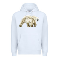 White Polar Bear Premium Hoodie - LillyAllenDesigns