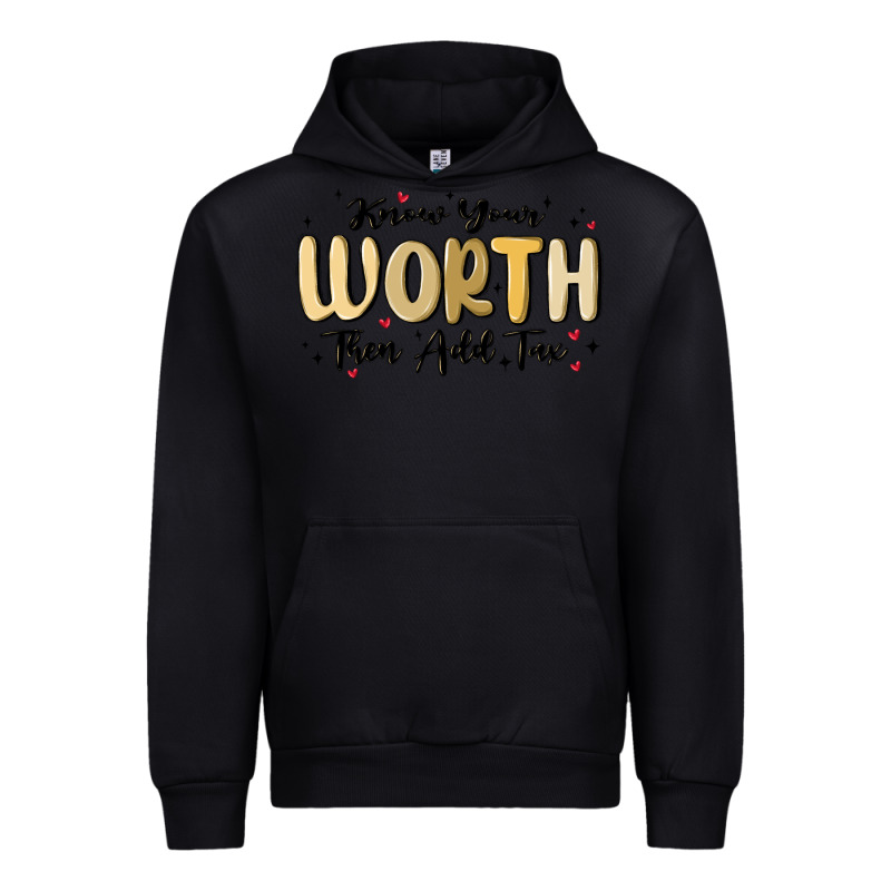 Know Your Worth Urban Hoodie by MaliasSmallBusiness | Teevron
