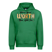 Emerald know your worth Urban Hoodie - MaliasSmallBusiness