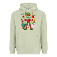 Matcha im the teacher elf Heavyweight Hoodie - FaDigitalArtStudio