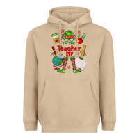 Mushroom im the teacher elf Heavyweight Hoodie - FaDigitalArtStudio