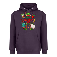 Plum im the teacher elf Heavyweight Hoodie - FaDigitalArtStudio