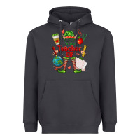 Smoke im the teacher elf Heavyweight Hoodie - FaDigitalArtStudio