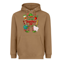 Toasted Coconut im the teacher elf Heavyweight Hoodie - FaDigitalArtStudio