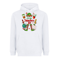 White im the teacher elf Heavyweight Hoodie - FaDigitalArtStudio