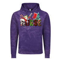 Cloud Purple Christmas nurse Vintage Hoodie - AdoDesignShop