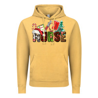 Vintage Mustard Christmas nurse Vintage Hoodie - AdoDesignShop