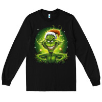 Black Grinch Long Sleeve Tee - Unal Design