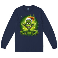 Navy Grinch Long Sleeve Tee - Unal Design