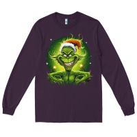 Plum Grinch Long Sleeve Tee - Unal Design