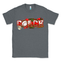 Charcoal Heather baseball coach Classic Tee - texasbilliewilder