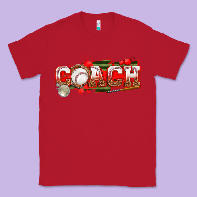 Classic Tee baseball coach