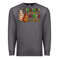Charcoal Heather torn between looking like a snack and eating one Premium Sweatshirt - AdoDesignShop