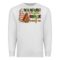 Oatmeal Heather torn between looking like a snack and eating one Premium Sweatshirt - AdoDesignShop