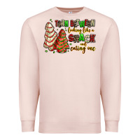 Pale Pink torn between looking like a snack and eating one Premium Sweatshirt - AdoDesignShop