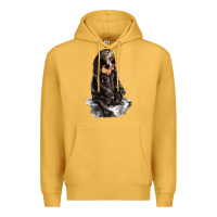 Mustard Malayan Sun Bear Premium Hoodie - LillyAllenDesigns