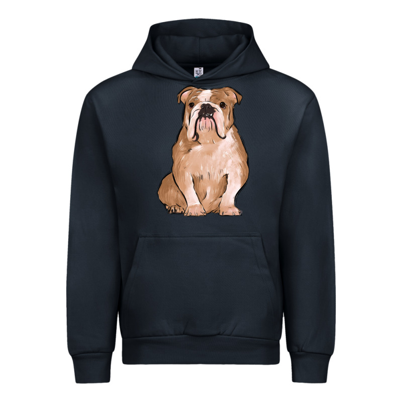 Bulldog Urban Hoodie by MaliasSmallBusiness | Teevron