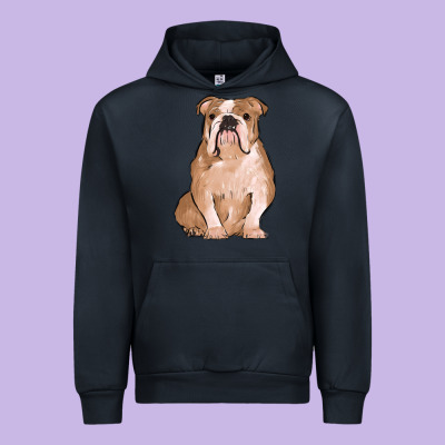 Bulldog Urban Hoodie Designed By Maliassmallbusiness